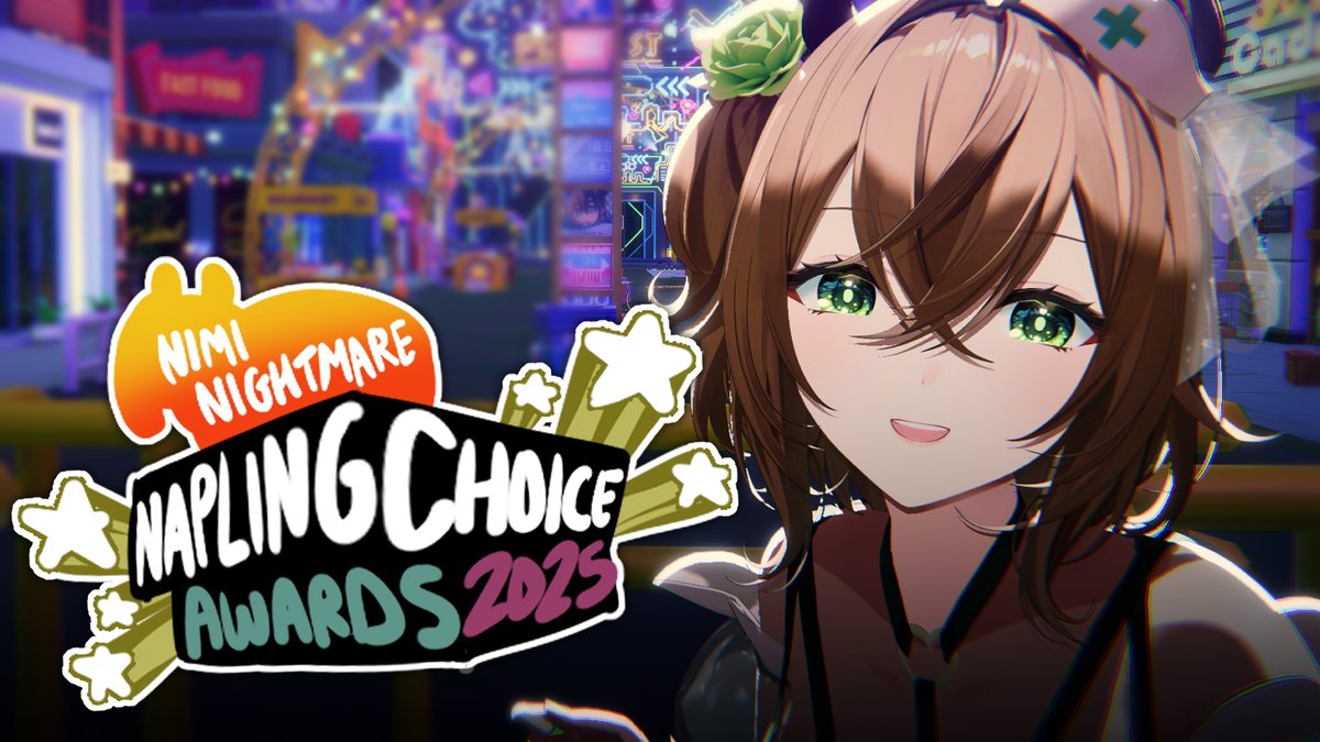 🎊 Introducing the Napling Choice Awards! The silly end of year awards show where YOU vote on your favorite Nimi-related categories!

It's going to be scuffed and silly and I have a lot prepared for today so let's celebrate the end of the year together! ☺️