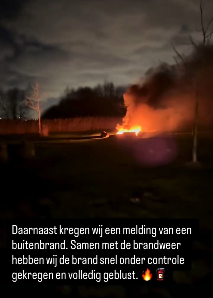 Brandweer ingezet voor buitenbrand in Barendrecht