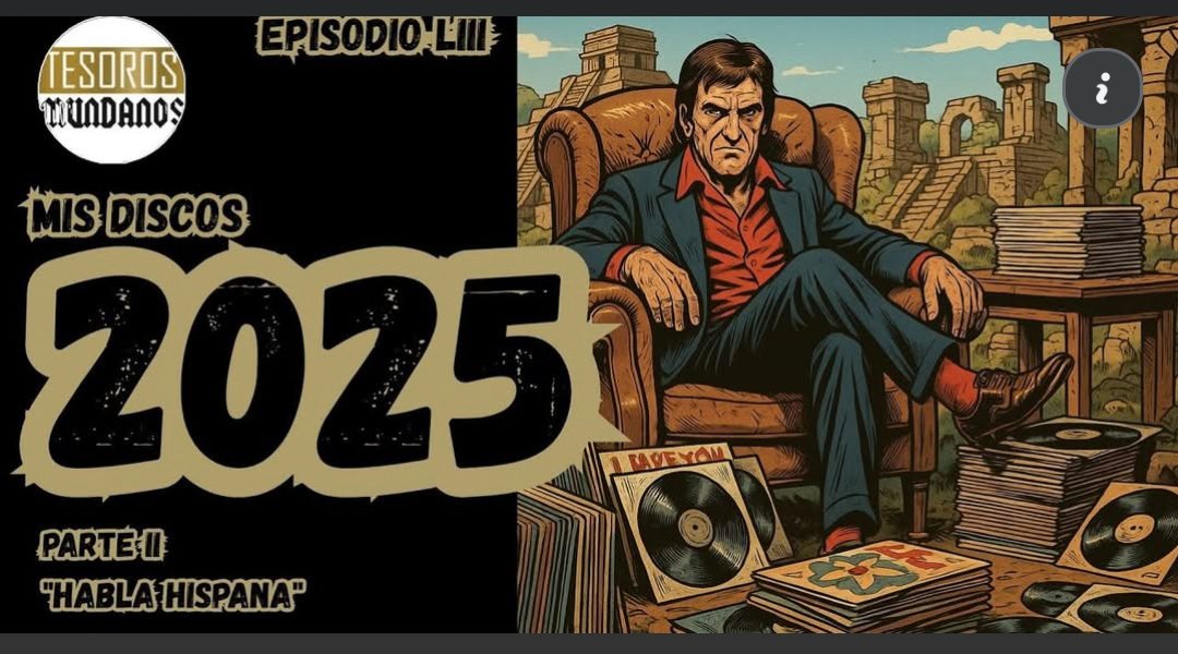 ChipMusik's tweet image. Tesoros Mundanos ha realizado su recuento de discos favoritos 2025 de habla hispana y ha mencionado a dos pilares que este año la rompieron en nuestro catálogo. 
¿De quienes hablamos? Echa un vistazo al video.
Agradecimiento especial a Guido Peláez Ballón
youtu.be/ZXCRkse_gto?si…