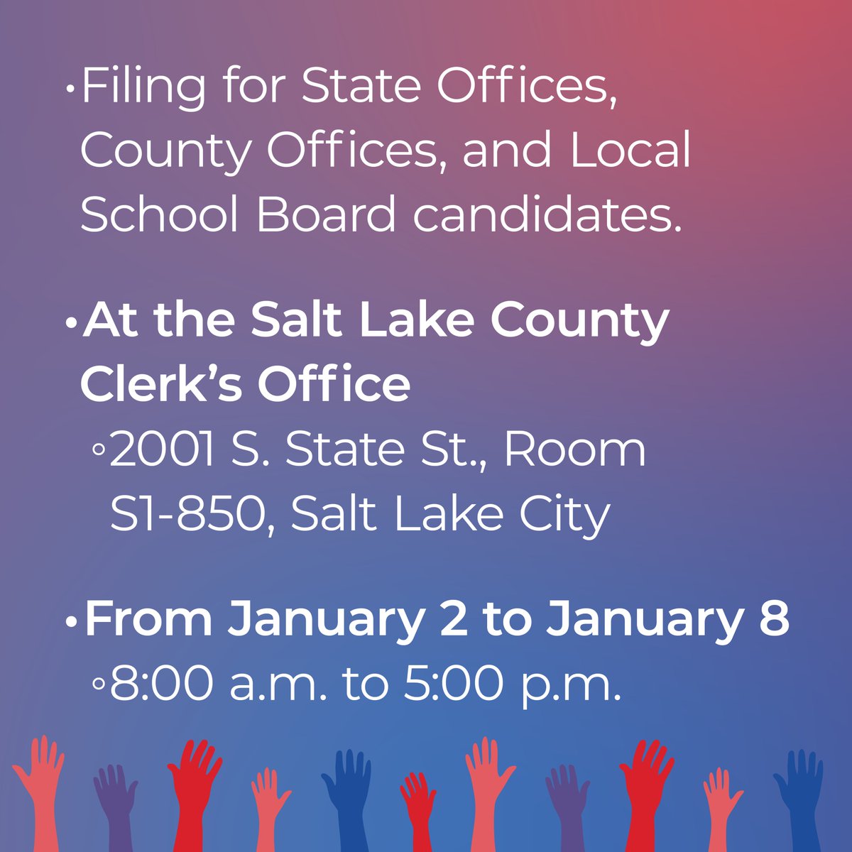 Salt Lake County Elections tweet media