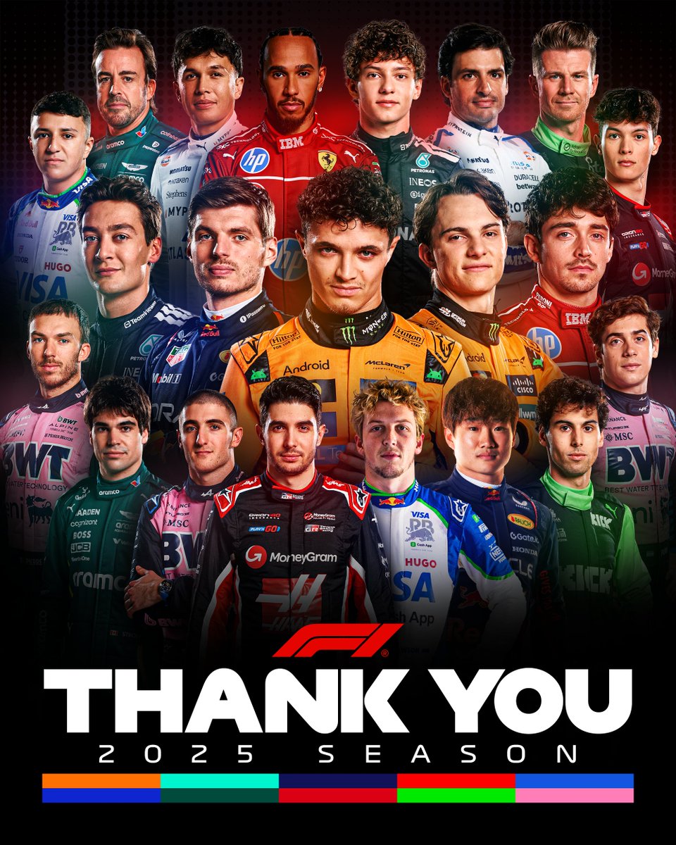 Thank you, 2025 🤝

#F1RP