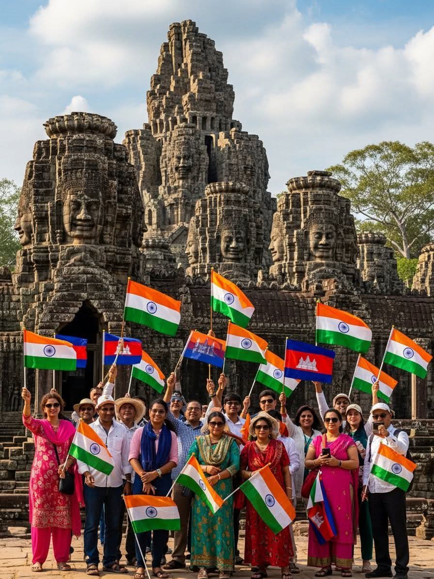 SRX809068's tweet photo. Welcome to Cambodia 🥰💝
កម្ពុជាសូមស្វាគមន៍🇰🇭💝🥰
#welcom #Cambodia #India https://t.co/1GG55xP4fQ