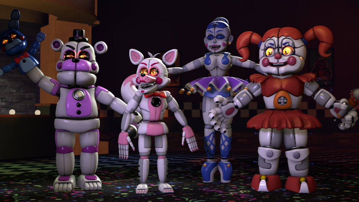 GrasmansRB's tweet image. FNaF sister location the movie