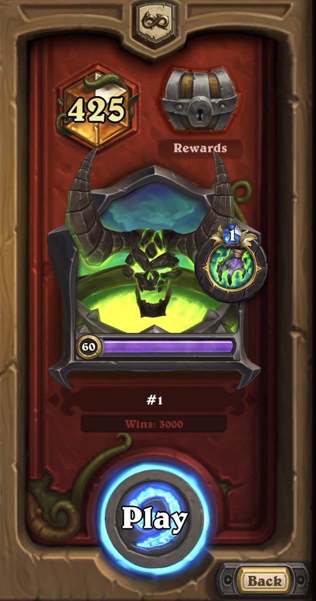 3000 wins with Demon Hunter!