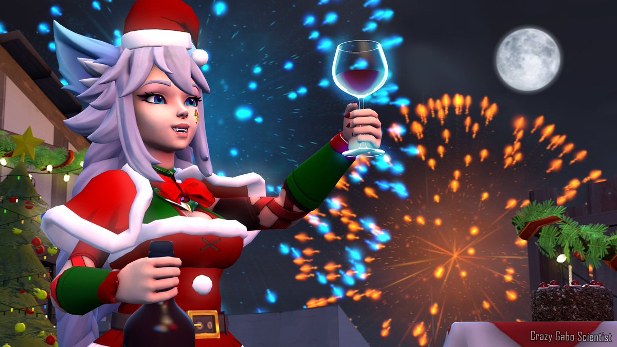 GaboScientist's tweet image. From the bottom of my heart I want to wish you all a great new year 2026 full of joy and wonderful things.

#Paladins #PaladinsGame #PaladinsFanart #PaladinsArt #Io #PaladinsIo #IoPaladins #TheShatteredGoddess #SFM #SourceFilmmaker