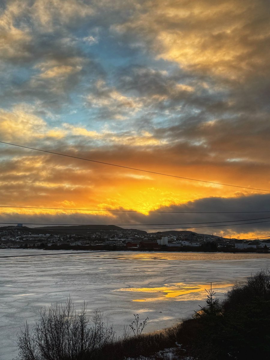 GrayMarker99's tweet image. Beautiful ending to 2025 and I get to watch it from my kitchen window. 🙏

Bonavista, NL

#ShareYourWeather #Newfoundland