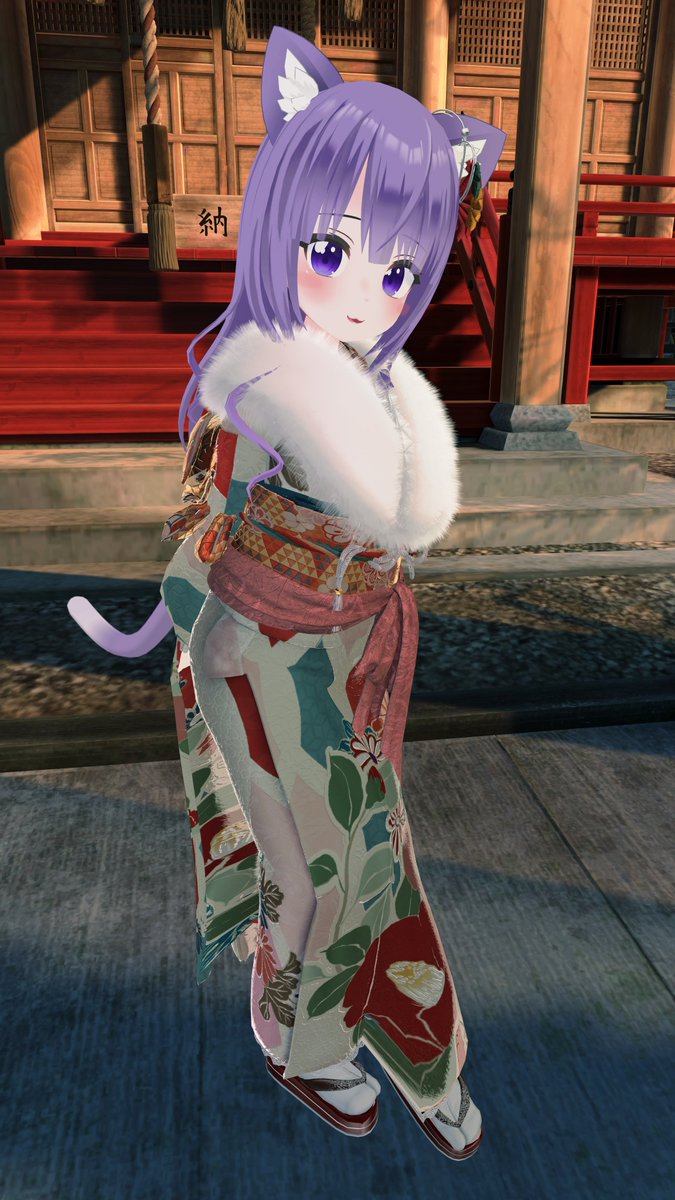 ddd_tmame's tweet image. あけましておめでとうございます
　
去年の年末最後にドカ食い気絶して起きたら３時ぐらいでした
　
本年もどうぞよろしくお願いいたします
　
きゃったまグレープちゃん×MyFurisode