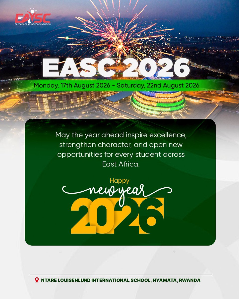 easconvention's tweet photo. Happy New Year 2026
#HappyNewyear2026 #TheCall #EASC2026 https://t.co/tIDU2SuuUV