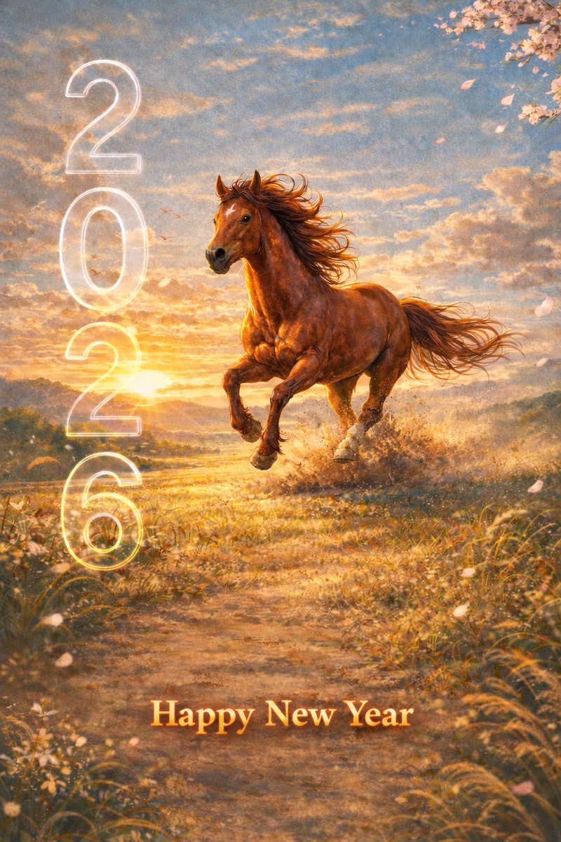 2026 병오년 새해 복 많이 받으세요. 

(기계와 공조해서 만든 연하장인데 한글 인식을 잘 못해서 어쩔 수 없이 영어로)

(추웠는지 오랜만에 이 시간에 깼는데 일출 보러 가야 하나… 체감온도 영하 13도 라는데…)

(우선 잠을 더 자보기로)

.