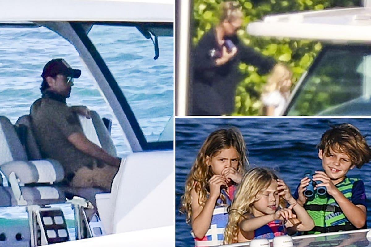 Enrique Iglesias y Anna Kournikova disfrutaron de un paseo en familia tras el nacimiento de su bebé lanacion.com.ar/espectaculos/p…