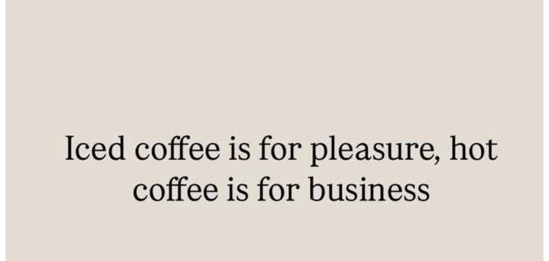 This is SO accurate.  ☕️