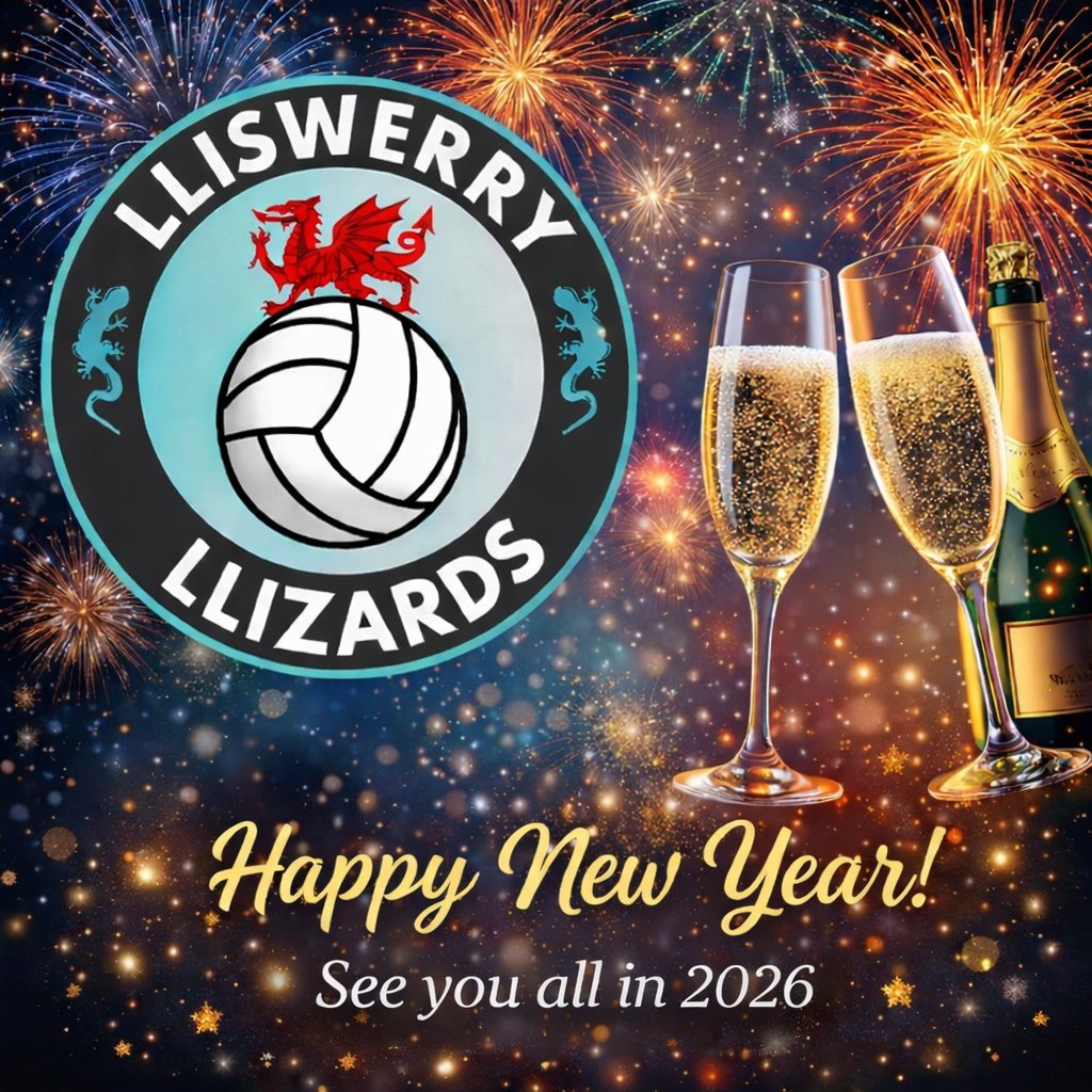 Happy New Year to all our volunteers, players and parents/guardians!
Here is to 2026 🎆🎇🍾✨

Enjoy the celebrations tonight and here is to a healthy and positive start to the New Year 💙🦎⚽
Up the Llizards!! 🦎🦎