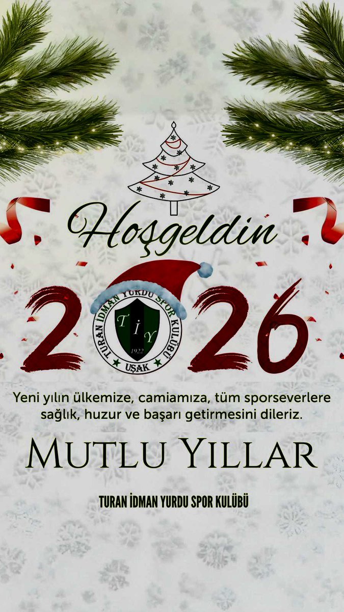 Mutlu Yıllar 

2026 Yılının Ülkemize ,Kulübümüze ,sağlık ,başarı ,huzur ve mutluluk getirmesini dileriz. 

Yeni yılınız kutlu olsun 🟢⚫️