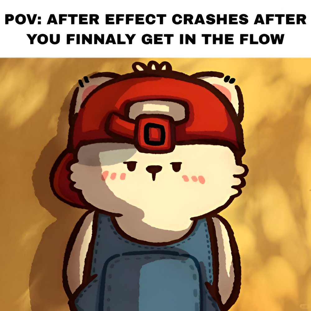 PingDev3x's tweet photo. #Editor #relatablememe #aftereffects https://t.co/wCLByD3qN2