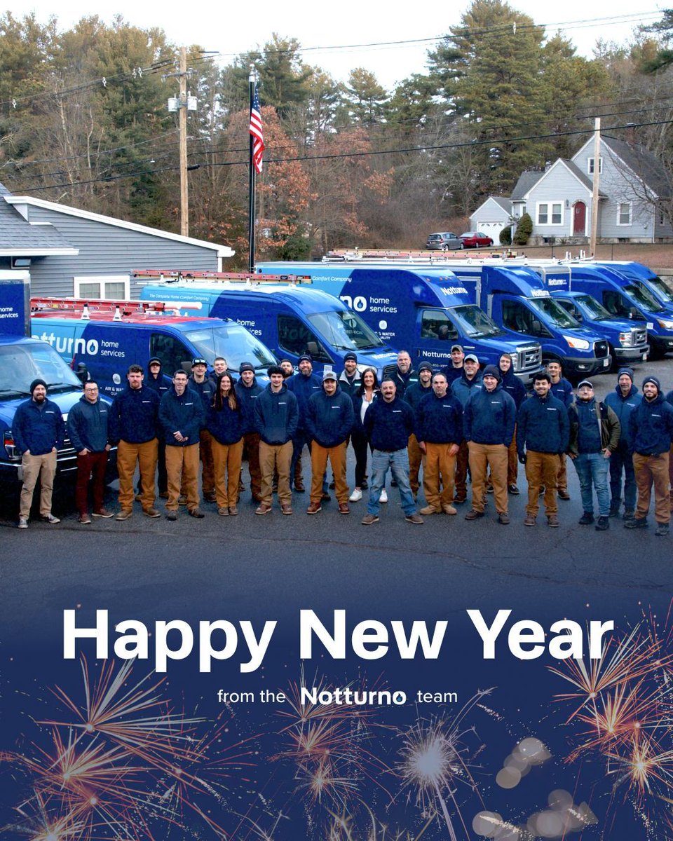 NotturnoHome's tweet photo. As 2026 approaches, we want to take a moment to express our heartfelt thanks for trusting us with your home’s comfort and safety. Serving our local community isn’t just what we do, it’s our privilege. https://t.co/HfokTEa0zt