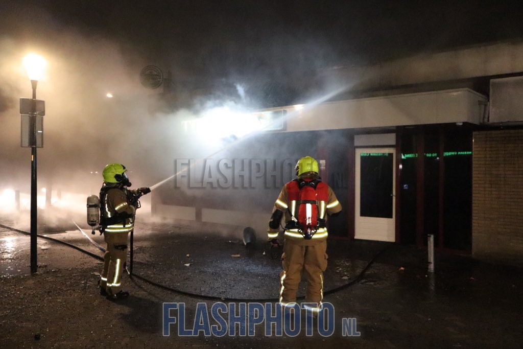 Uitslaande brand in restaurant Tim Hong