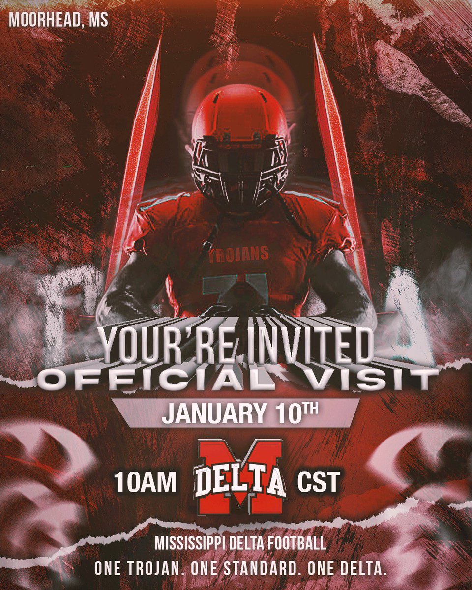 ChancetonP's tweet photo. I will be taking a visit to Mississippi Delta Community College on January 10th!! @coachjsmithlbs @CourseLlc https://t.co/P5Y2LIqwM9