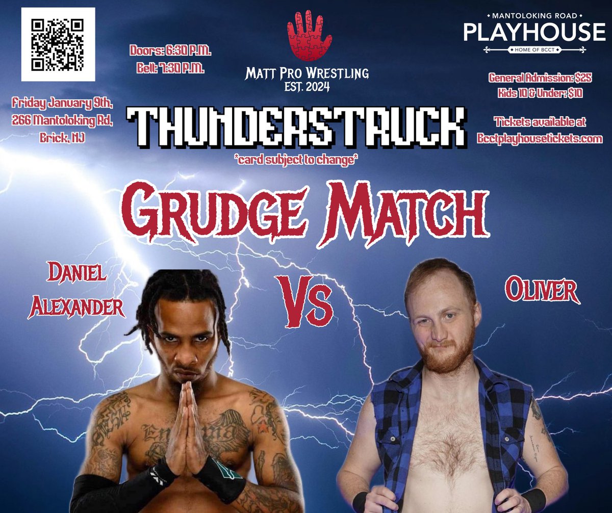 ThisIsMattPro's tweet image. From a locker-room-clearing brawl at Encore, to their interactions in Paparazzi’s MPH Medal Match, to this upcoming GRUDGE MATCH, is there an end in sight to the madness that has ensued when @OliverMFPW and @DanielATG215 have been in the same ring together recently?