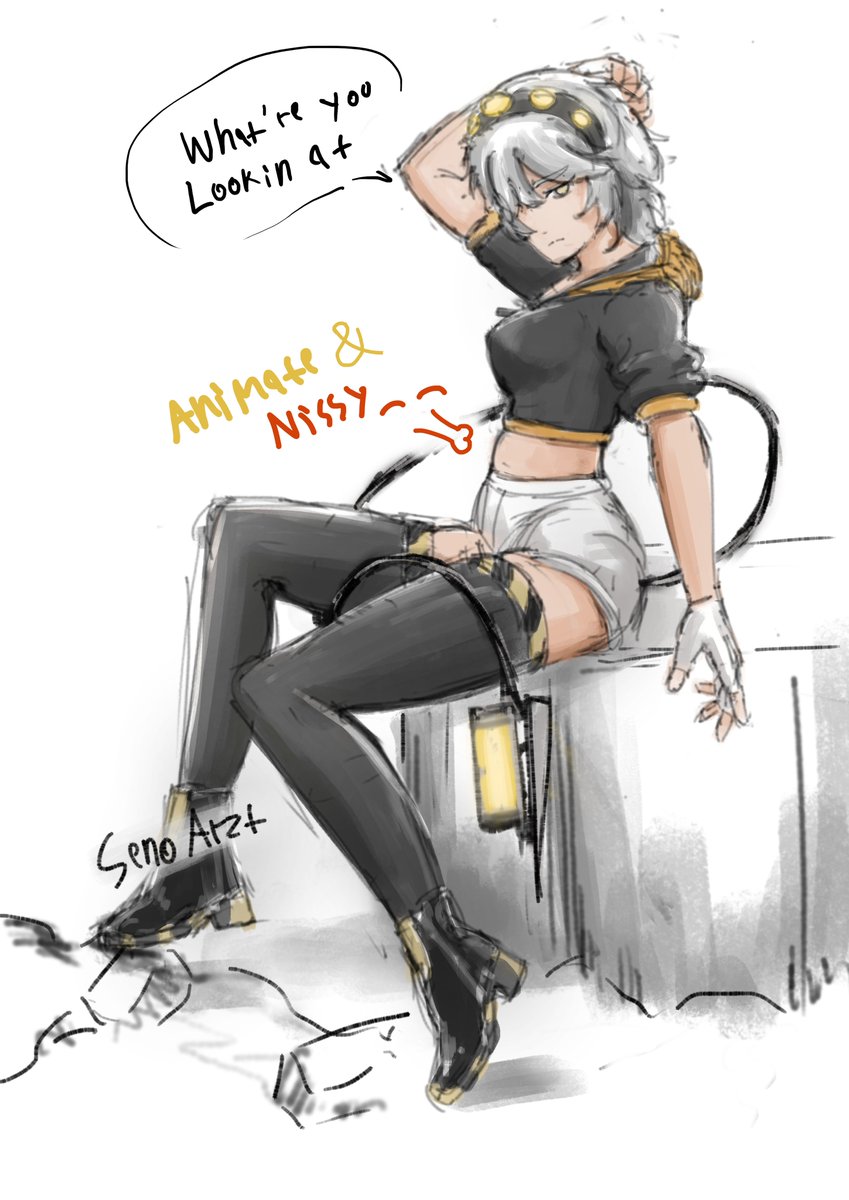 Serial designation V being pretty! #SerialDesignationV 
Tumy kiss provided by <a href="/surelynissy/">Janice Lam (Nissy) 🎙️🇭🇰</a> <a href="/ThingsRAnimated/">Things Are Animated</a>