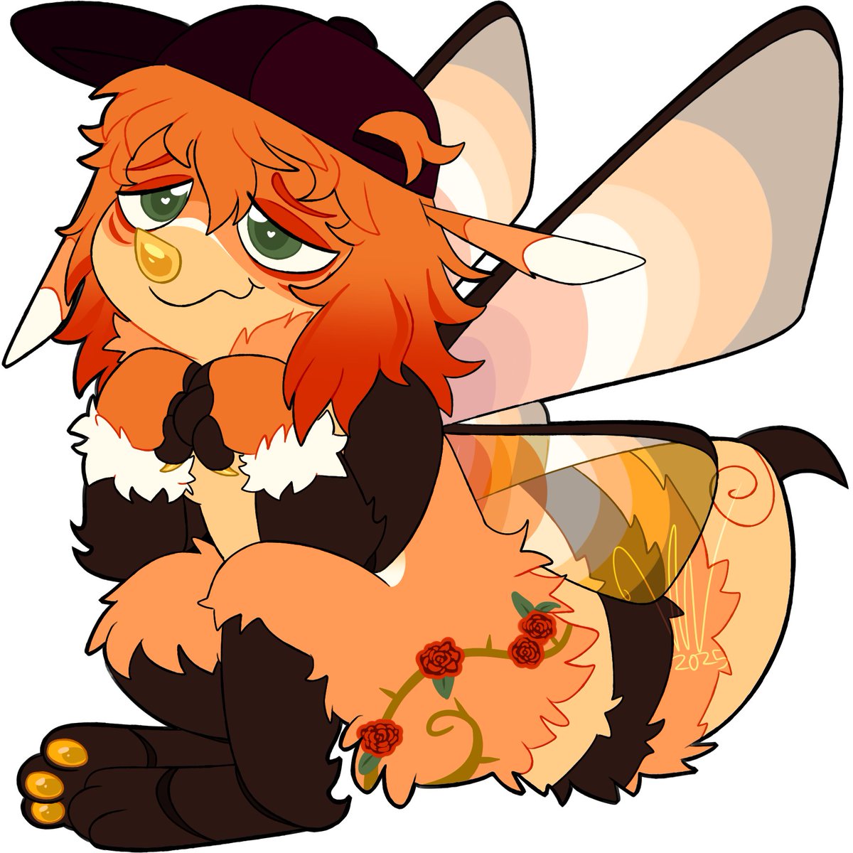 Victoriaaagh's tweet image. femme flower and her butch bee girlfriend &amp;lt;3