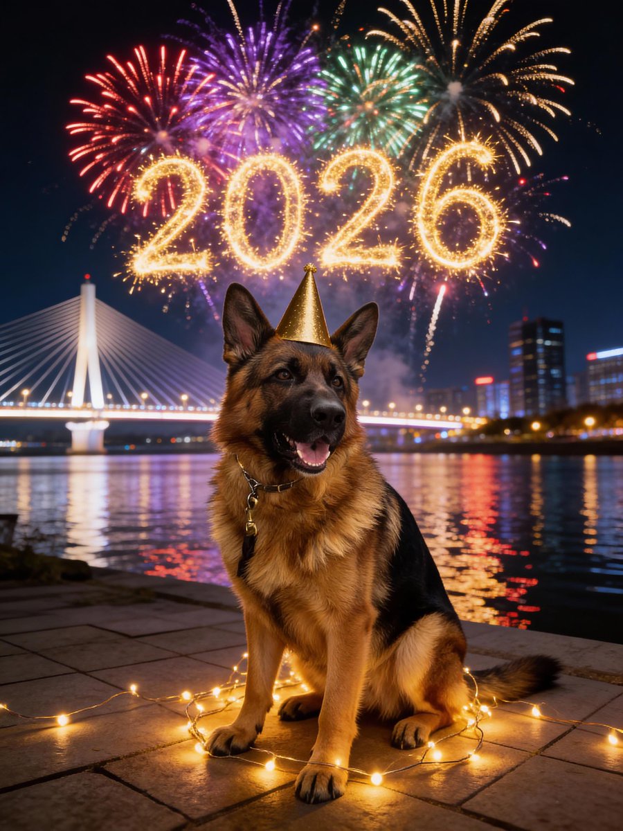 Wishing all of our Harrison K9 family a Happy New Year!  Our office will be closed until Monday the 5th at 9 am.