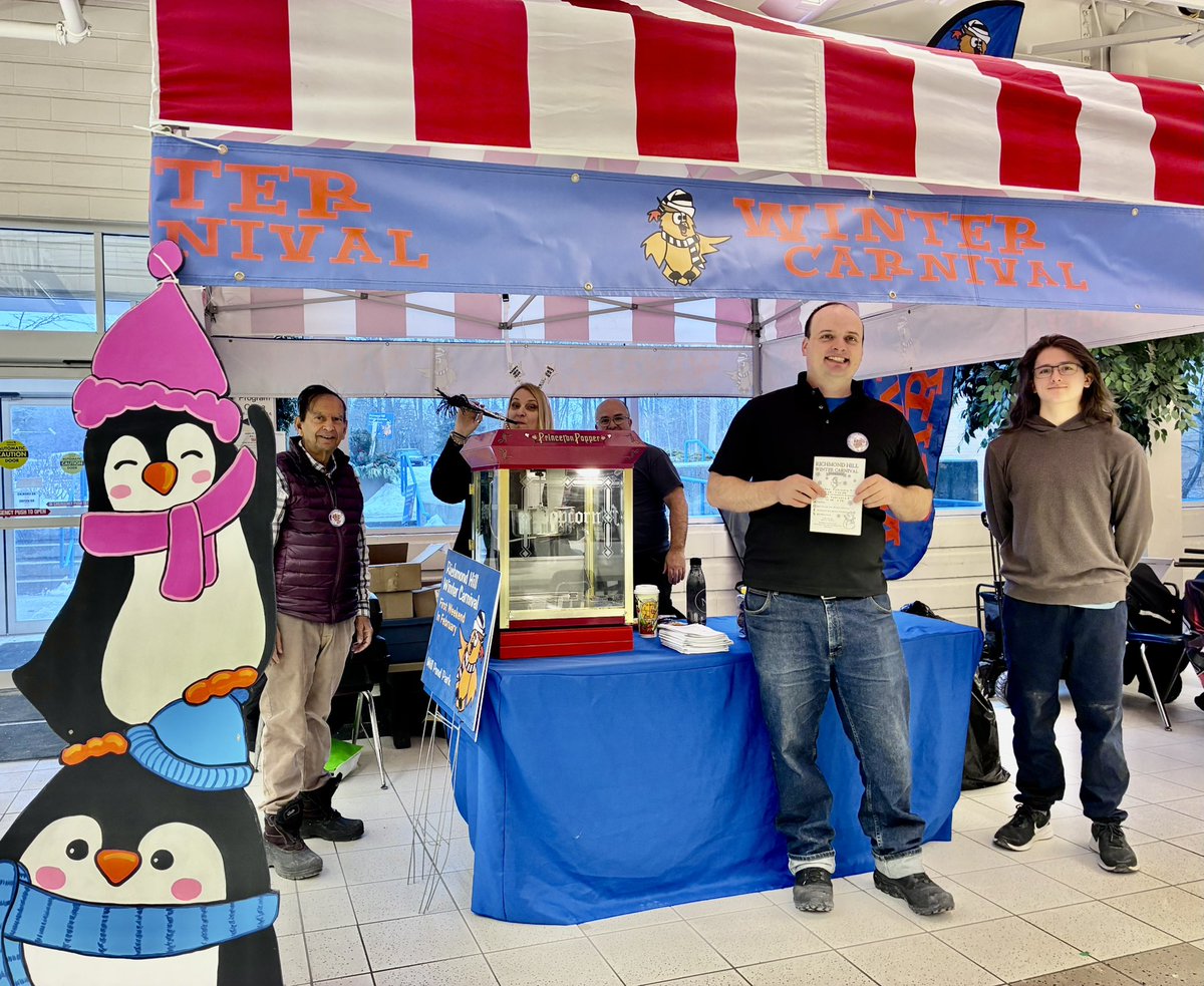 Our <a href="/RHWCarnival/">RH Winter Carnival</a> booth is ready at <a href="/myRichmondHill/">myrichmondhill</a> First Night event at Bayview Hill CC! Ready to serve up free popcorn, fun selfies and tell you all about our Feb 7 &amp; 8 winter event at Mill Pond!