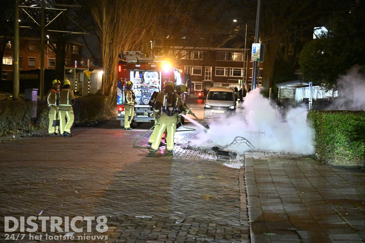 Brand op de Zuidwoldestraat in Den Haag