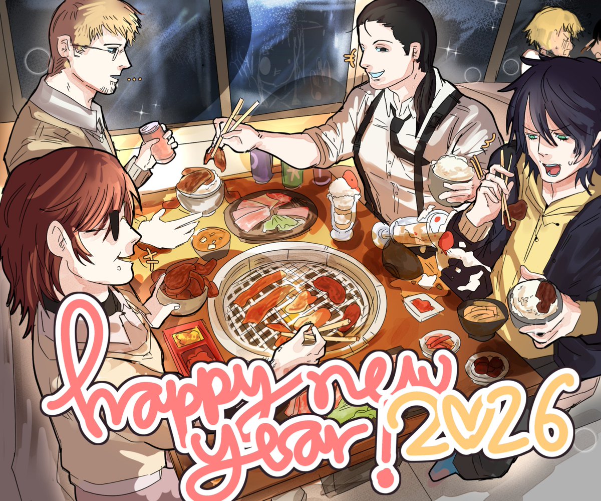 munchesdoobie's tweet image. Happy new years from the chainsaw man church!🍻