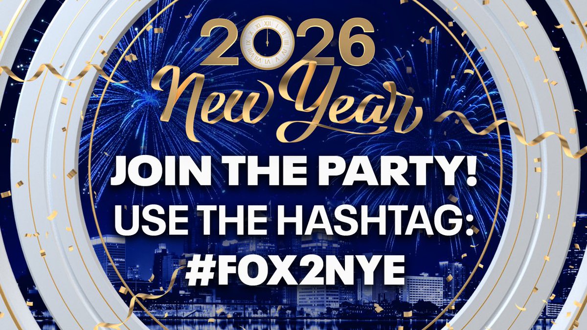 Our special starts at 11 on <a href="/FOX2News/">FOX 2 Detroit</a> tell us your plans tonight using the #FOX2NYE and I might read your message on-air!