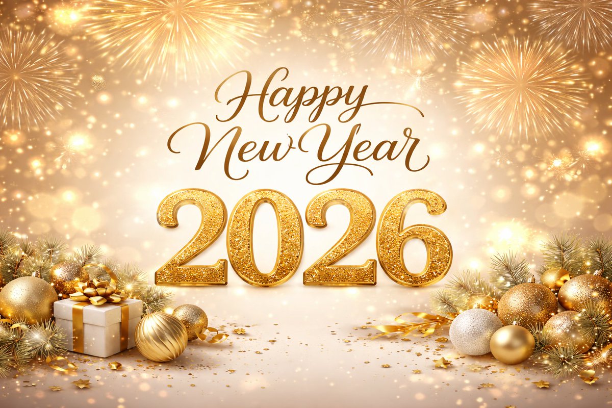 Happy New Year 2026 🎉 Wishing all good health, positive energy, new opportunities, and meaningful connections. Here’s to great conversations &amp; new events. See you in 2026 <a href="/LucMertens1/">Pigrasso 🚀</a>
