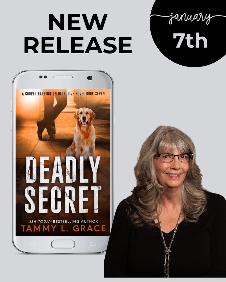 Fans of twisty, character-driven mysteries, clever detectives, and suspense that keeps you guessing until the final page will love this finale. 
📖 Available now!
amazon.com/dp/B0FW65XPCD
#DeadlySecret #TammyLGrace #CooperHarrington #DetectiveNovels #MysteryLovers #ThrillerReads