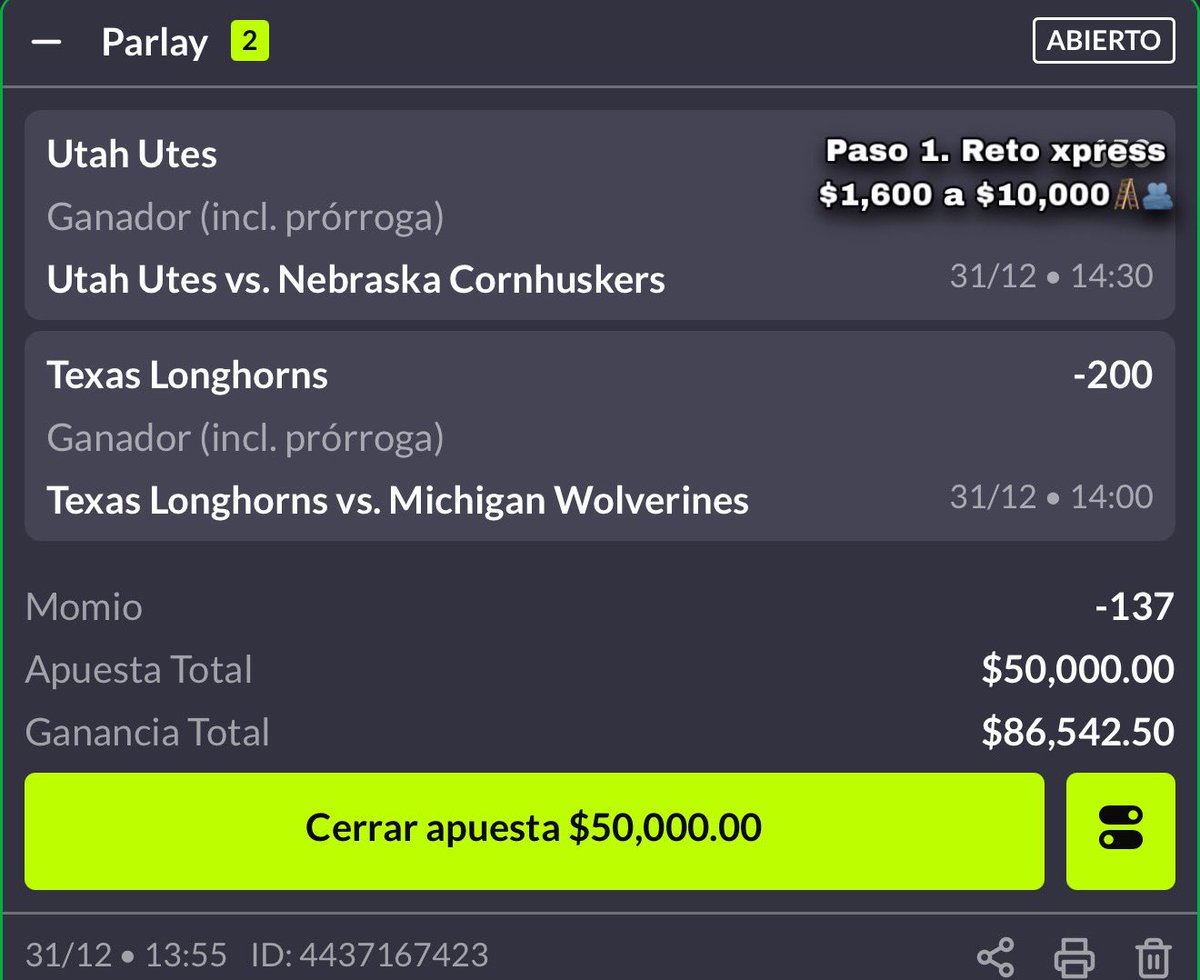 hugowx_'s tweet image. Paso 1. Reto express $1,600 a $10,000🪜

Vamos a finalizar este año ganando este reto hoy mismo 😎

Inicia en 10 mnts! Deja un ❤️ si vas conmigoooo