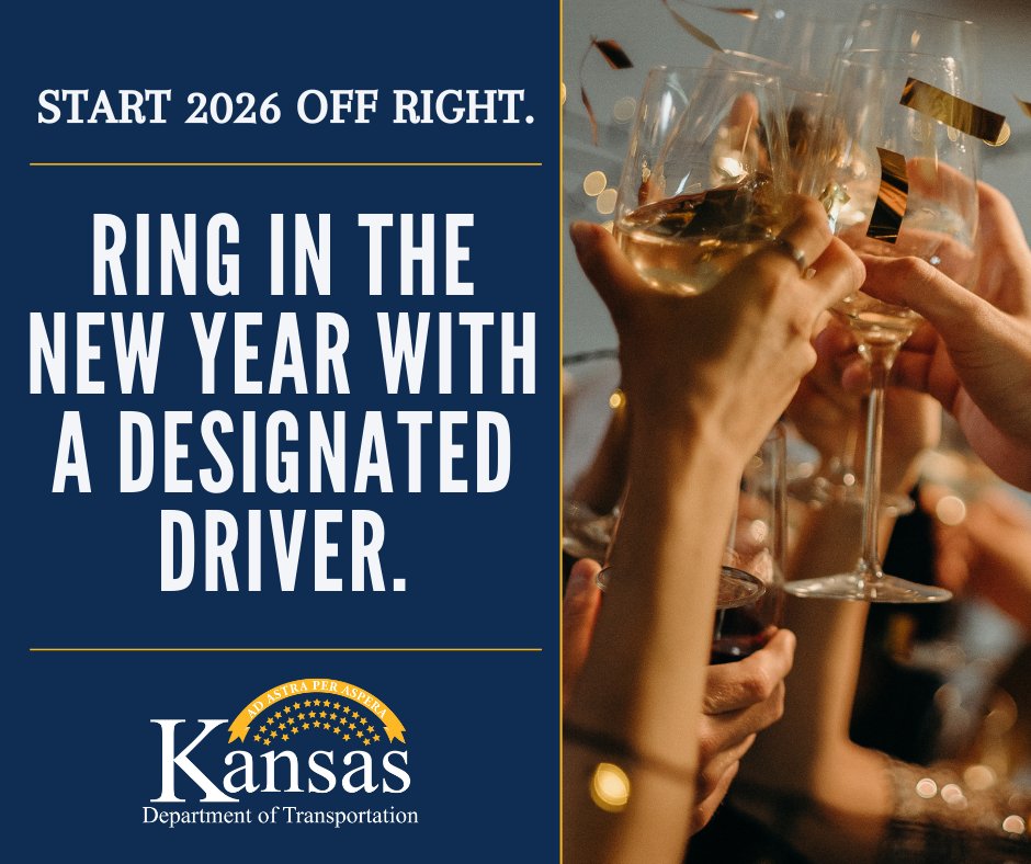 A DUI is a terrible start to a shiny new year! Designate before you celebrate! Your decision could save lives, perhaps even your own.
#DriveSober hand the keys over.