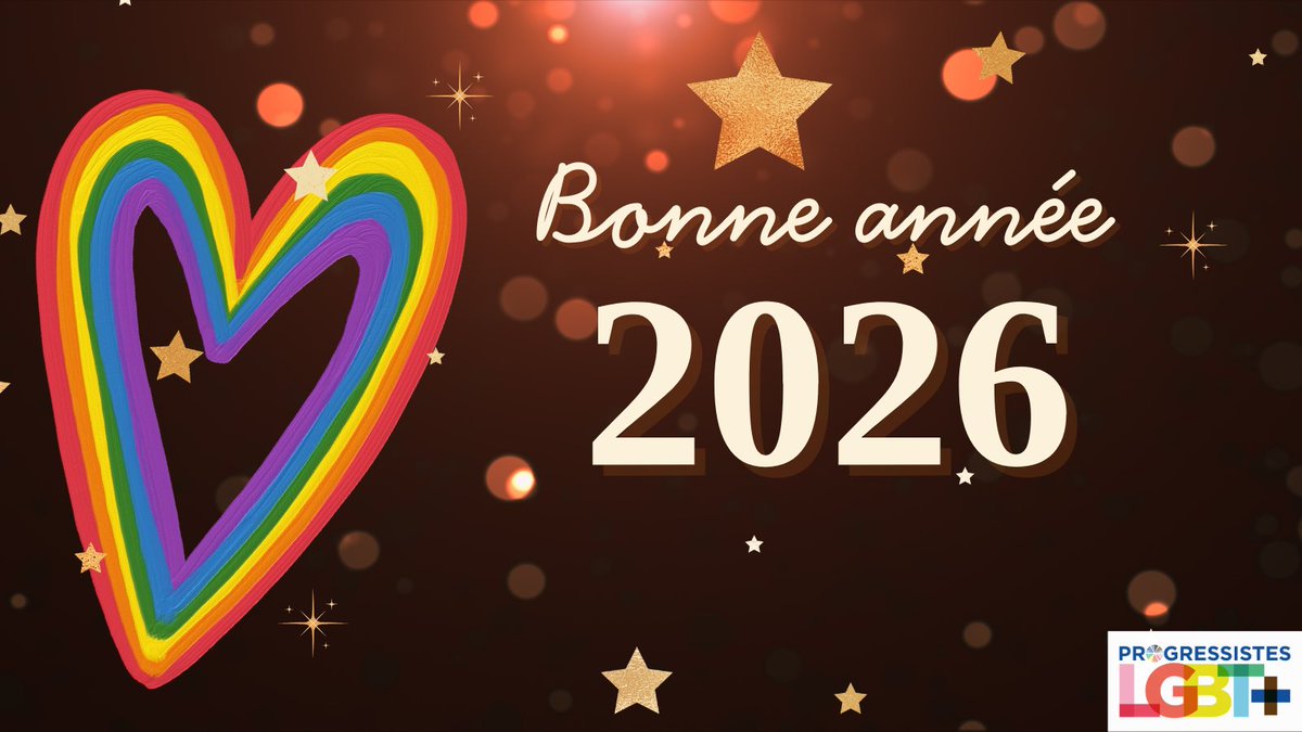 Nos résolutions 2026 :

💪continuer notre combat contre les LGBTIphobies

🌈 travailler à l’ouverture de nouveaux droits pour les personnes #LGBTI 

✍🏽apporter des propositions concrètes pour les élections municipales

Cette année encore soyons unis dans notre diversité 🙏🏼