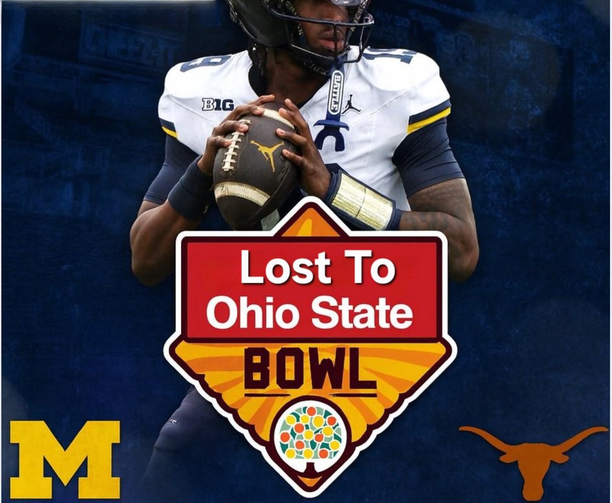 MichiganSucks8's tweet photo. The Cheez-It Citrus Bowl starts now! #BowlSeason #bowlgame #GoTexas #BeatMichigan #HornsUp #CitrusBowl #MichiganSucks #MichiganCheated https://t.co/PFFS3rtIXQ