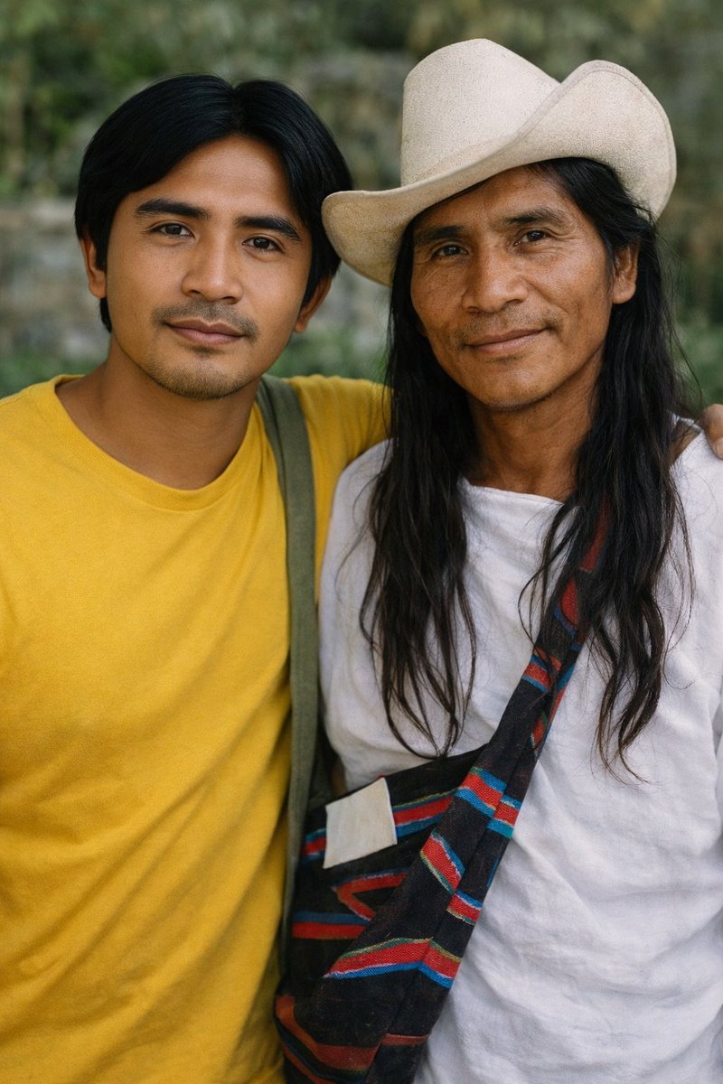 Víctor Julián Alberto y Leonardo Andrés Gil Sauna, en el génesis de la Organización Wiwa Yugumaiun Bunkuanarrua Tayrona (OWYBT)...