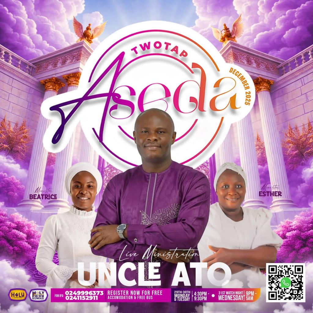 Uncle Ato here to raise our spirit 
#Aseda2025Day3