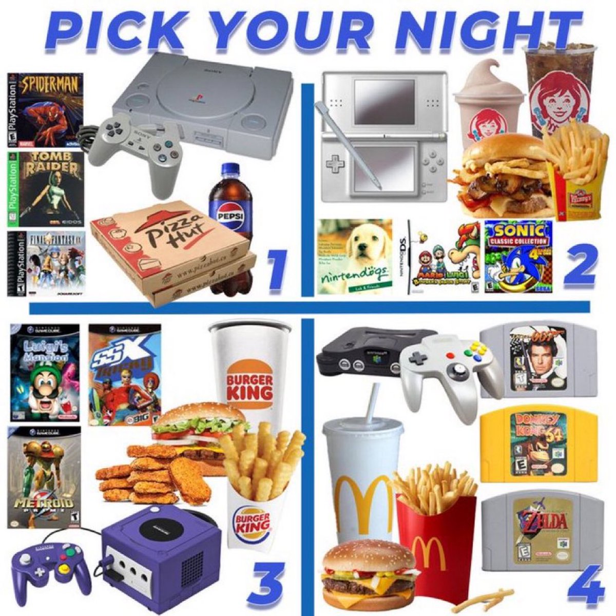 GamewithDave's tweet image. What night will you pick?