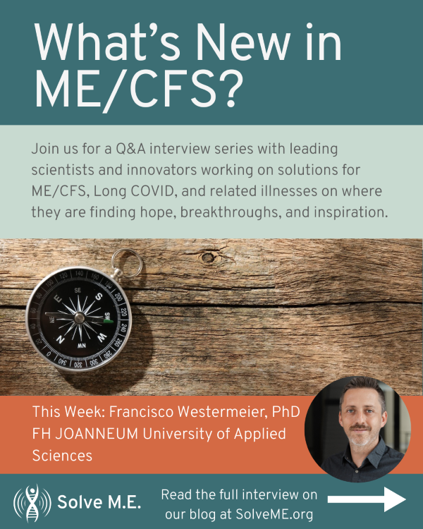 PlzSolveCFS's tweet photo. “Distinct datasets are now converging on similar disease signatures.” — Dr. Francisco Westermeier in the new "What’s New in ME/CFS?" Q&A . 📖 Read now → https://t.co/y1ZFdHcB1R
#MEAwarenessHour #MECFS #SolveME #LongCOVID #ResearchBreakthrough #HopeInScience https://t.co/EbofV4Mr3B