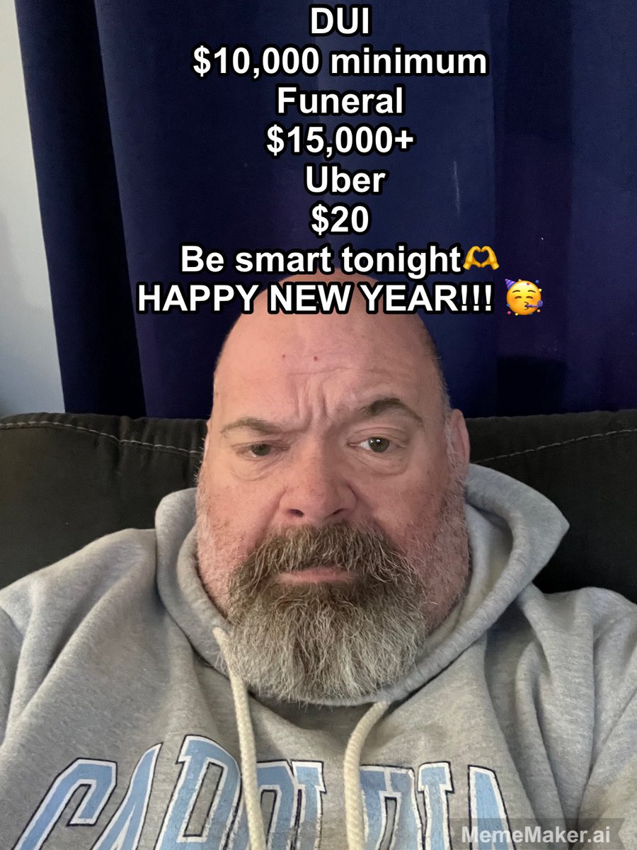 Be smart, safe, and careful tonight. That call to a friend or family member if cheap compared to the other two. #NewYear2026 #BeSafe #Uber #family #fypシ #fypシviral
