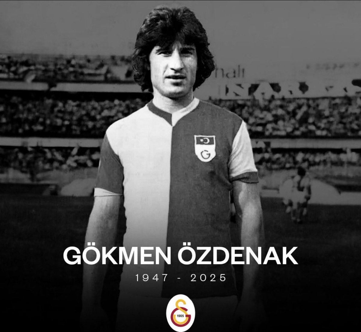 Galatasaray’ın ve Türk futbolunun unutulmaz ismi Gökmen Özdenak’ı kaybettik. Hayatla ve kendisiyle barışık, mütevazı, güler yüzlü ve gerçek bir centilmendi. Mekanı cennet olsun.