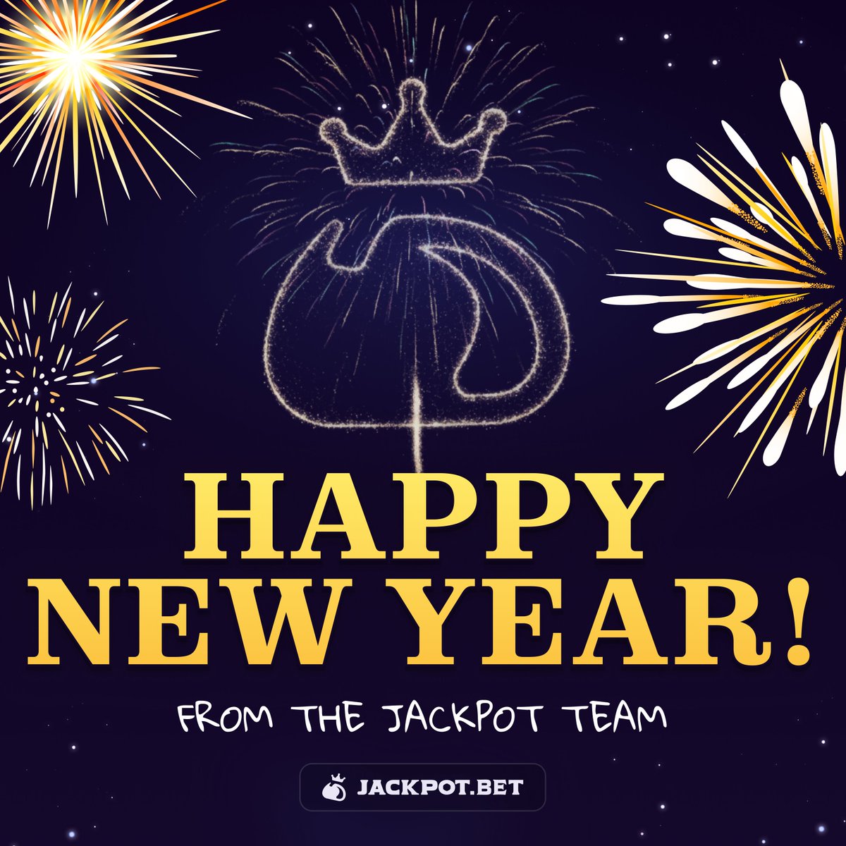 HAPPY NEW YEAR! 🥂

New year, bigger vision. 2026 starts now. 🚀

— The Jackpot Team 👑
