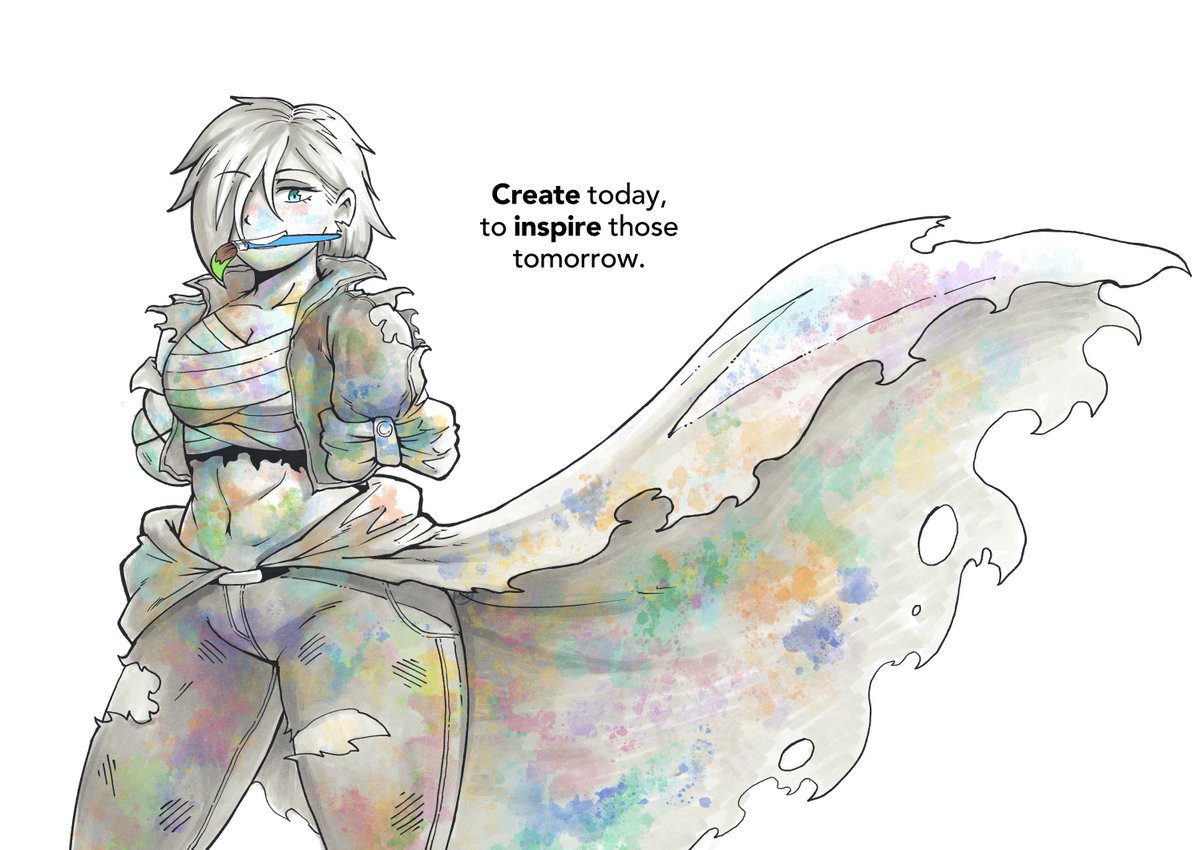 iamderekturbo's tweet image. Inspire (last piece for 2025)