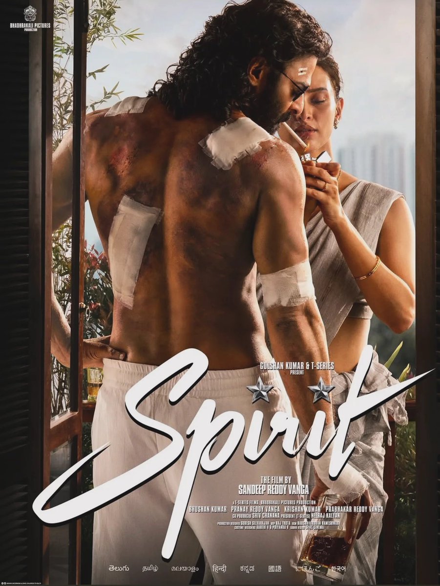 skraisanjay's tweet photo. Let's celebrate New Year with the first poster of #Spirit 🔥🔥🔥🔥🔥

Mua: @skraisanjay
#shambhukumarrai_sanjay

#OneBadHabit @InSpiritMode @actorprabhas @sandeepreddy.vanga @tripti_dimri @vivekoberoi https://t.co/6cENq2GAmP