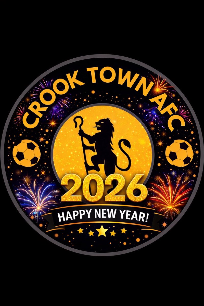 CrookSupporters's tweet image. Happy New Year 2026! 🎉 To all our families, friends, supporters &amp;amp; followers and our clubs @crooktown_afc – thank you for being part of our journey. Wishing you joy, health, success &amp;amp; unforgettable moments in the year ahead. Here’s to a fantastic 2026! #HappyNewYear #2026