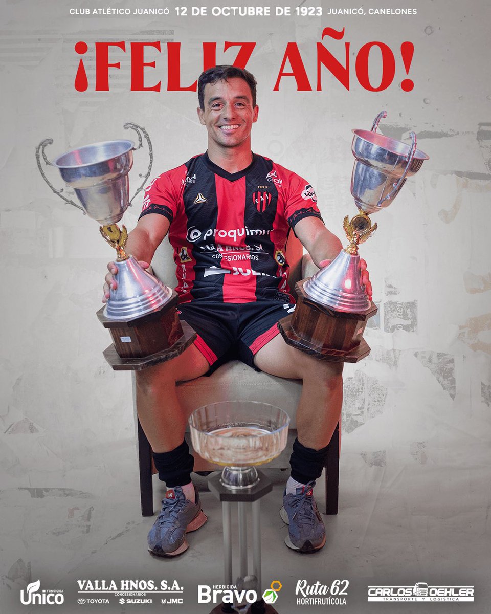 Feliz año pueblo rojinegro. Hagan como nosotros y esta noche levanten las copas. 

Salú ❤️🖤