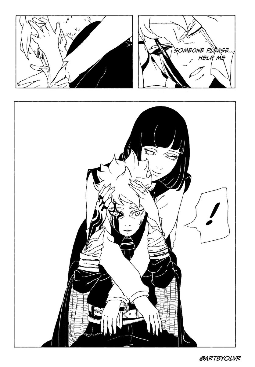 ARTBYOLVR's tweet image. I’m here… you’re safe now. ❤️‍🩹

#boruto #hinata #borutotwobluevortexch