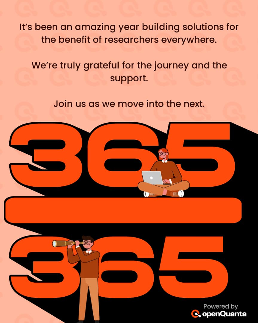 We're amazed with our journey of building the greater good for researchers

Join us as we move into the next 356....
Happy New Year 

#DeSci #HappyNewYear2026