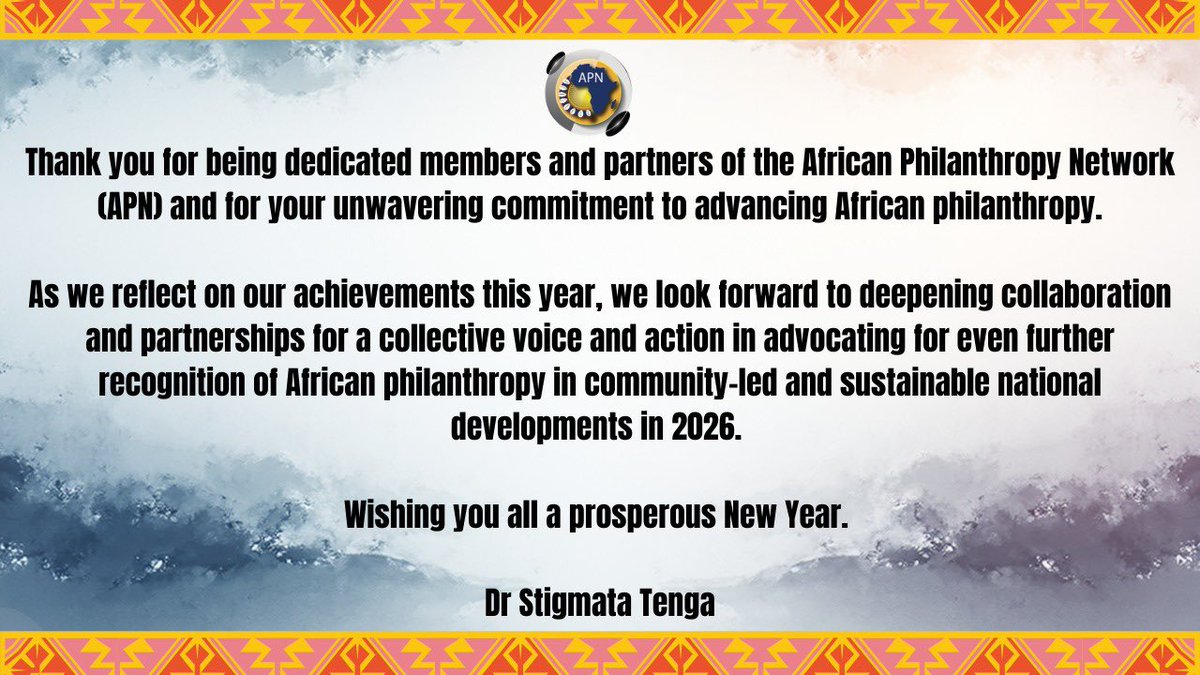 African Philanthropy Network tweet media
