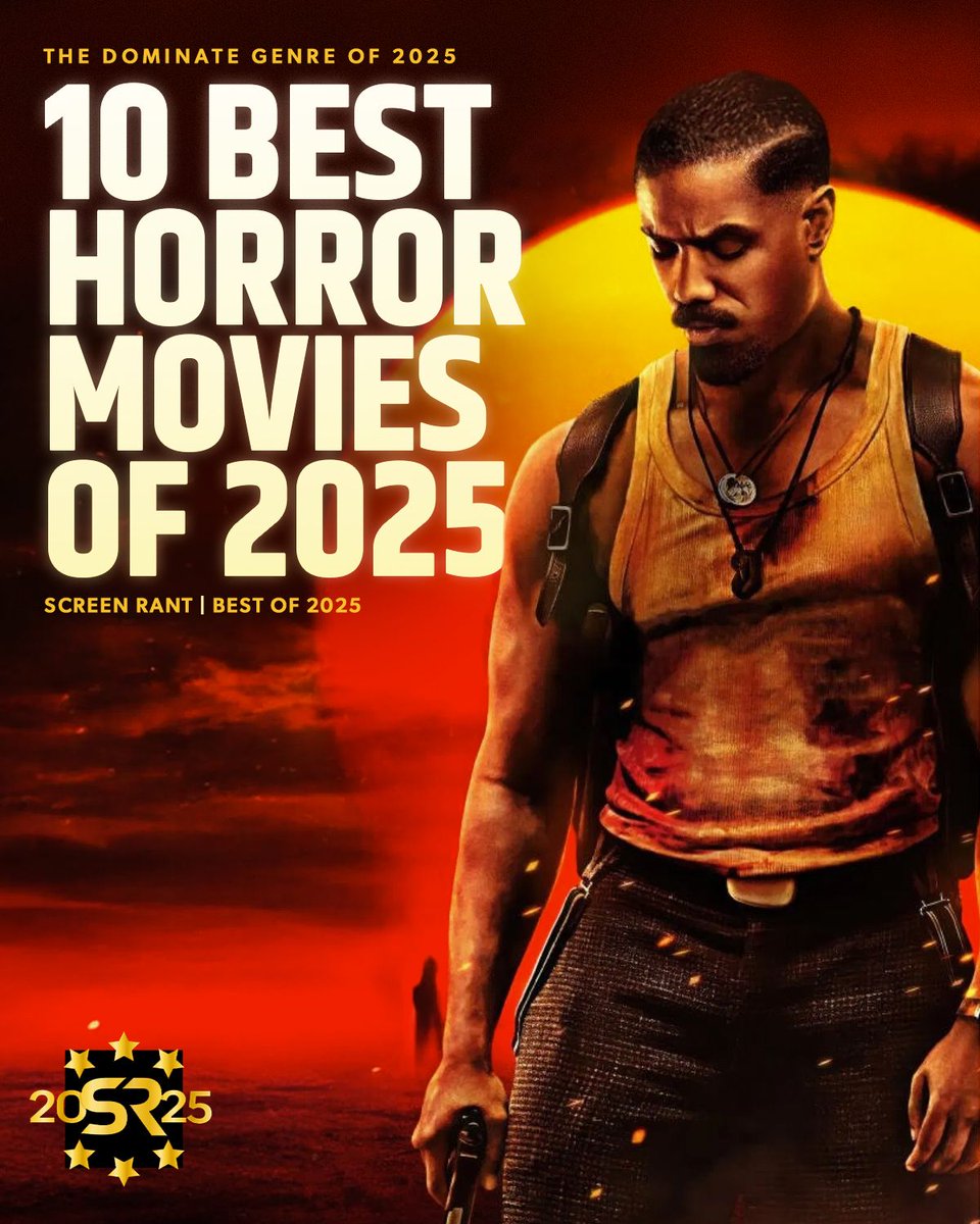 Os 10 melhores filmes de terror do ano: 😱 The Conjuring: Last Rites 😱  Heart Eyes 😱 Final Destination: Bloodlines 😱 The Ugly Stepsister 😱  Together 😱 Black Phone 2 😱 28 Years Later 😱 Bring Her Back 😱 Weapons 😱  Sinners (fonte: Screenrant), image size:960x1200